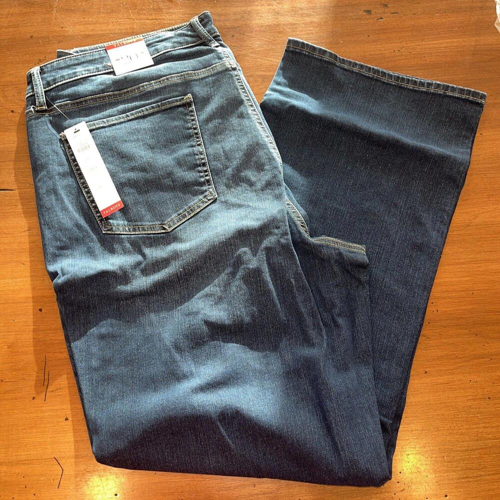 NWT Talbots Flawless Five-Pocket BootCut Curvy Size 20 Americana Wash Jeans